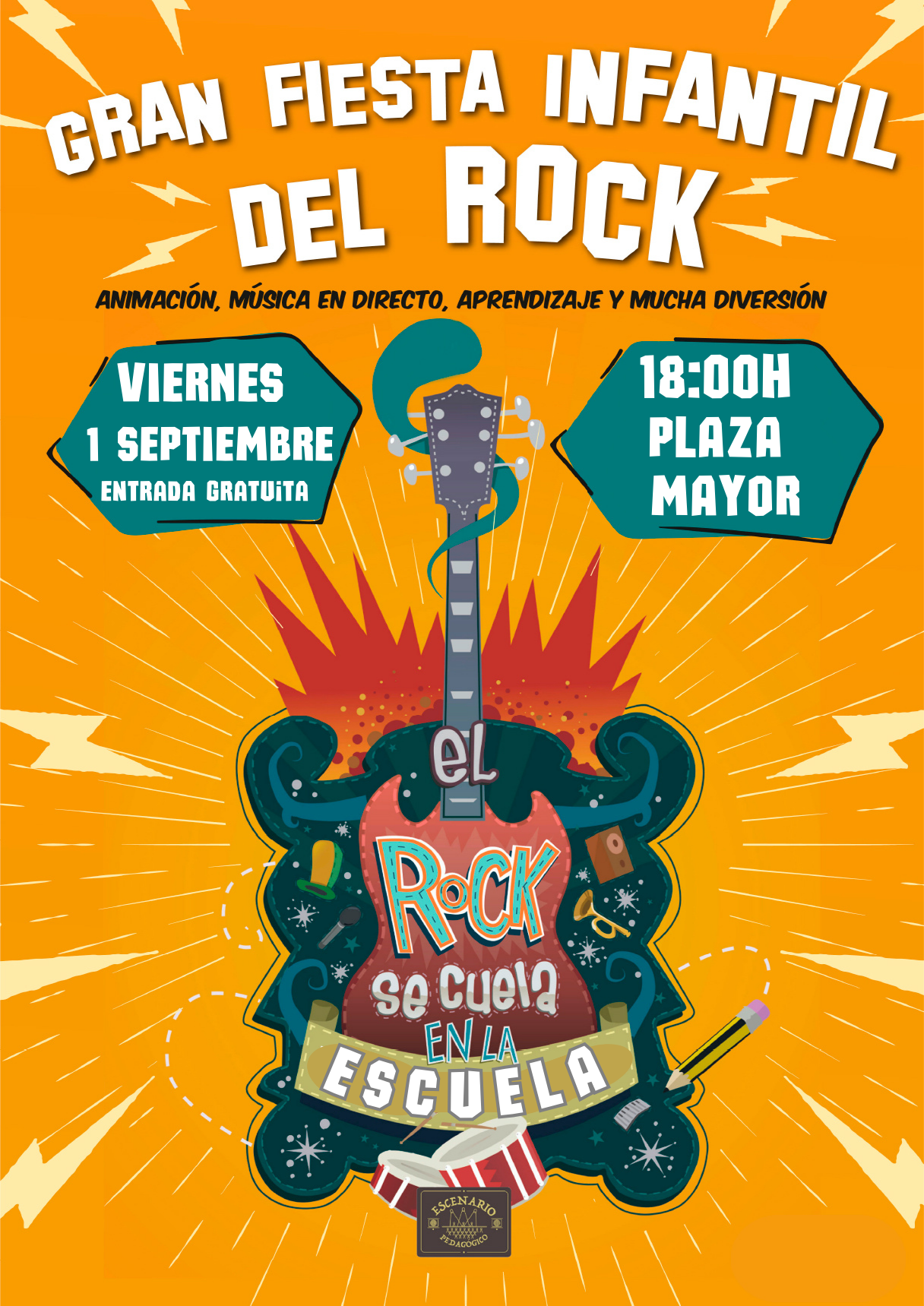 El rock se cuela en la escuela